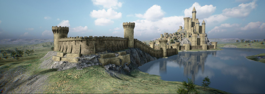 Castle landscape from Medieval Life: Chronicles of Annora