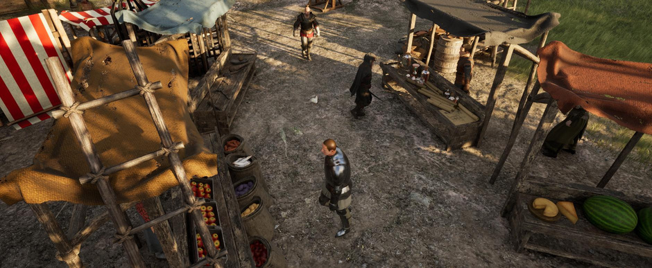 Market scene from the Chronicles of Annora game world